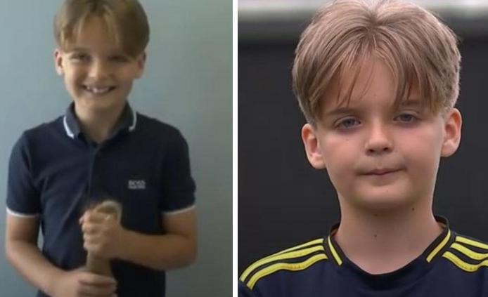 Este niño de 9 años se cortó el cabello por primera vez y así es cómo luce ahora... se ha vuelto irreconocible