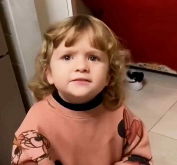 La gente está obsesionada con el clásico discurso italiano de un niño en edad preescolar.