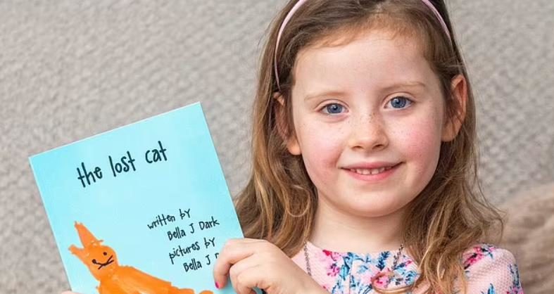 "Esta increíble niña de 5 años entró en el Libro Guinness de los Récords como la autora más joven del mundo."