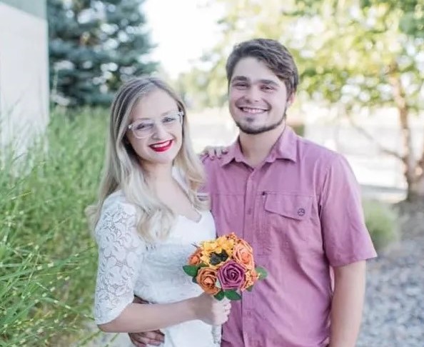 En la alegría y en la tristeza: los recién casados realizaron su ceremonia de bodas apenas unas horas antes de que la novia se sometiera a un trasplante de corazón.