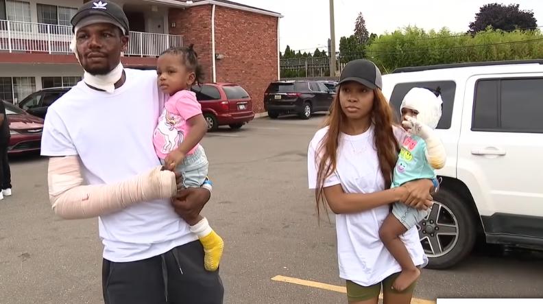 El valiente padre dejó de lado todas sus preocupaciones y se adentró en las peligrosas y ardientes profundidades del sótano para rescatar a sus gemelos de 18 meses.