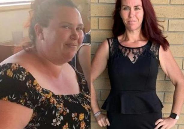 Después de ver una foto poco favorecedora de sí misma, esta madre de cuatro hijos perdió más de 50 kilogramos de peso.