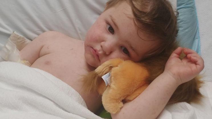 El niño que quedó en coma después de una mordedura de garrapata, milagrosamente recuperó la conciencia en su segundo cumpleaños.