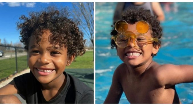 Un niño de 7 años aclamado como un héroe por salvar a un niño de 3 años del fondo de la piscina.