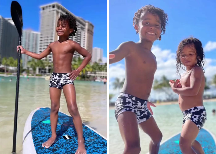 Un niño de 7 años aclamado como un héroe por salvar a un niño de 3 años del fondo de la piscina.