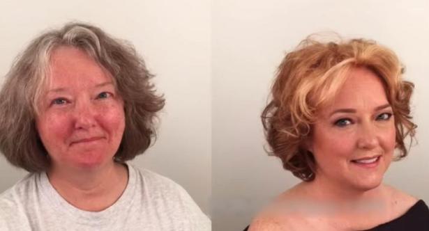 Su transformación fue una sorpresa para todos: tanto el esposo como la nieta están satisfechos con los resultados.