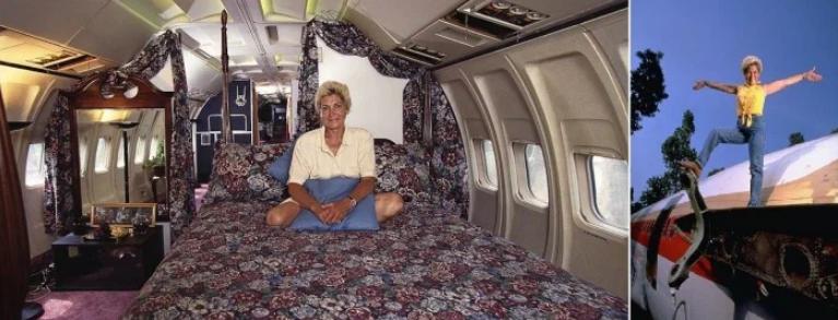 Una mujer estadounidense compró un avión de pasajeros y lo convirtió en una casa de campo: mostramos lo que hay dentro.