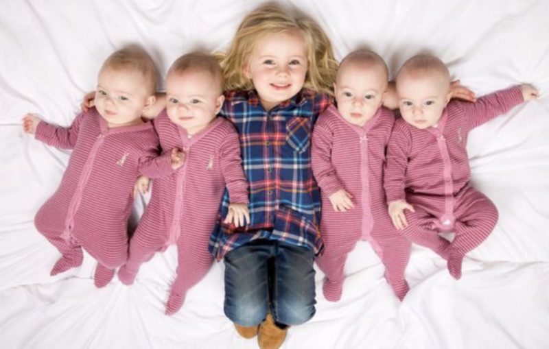 "Conoce a los adorables cuádruples de 70 millones que son el mejor regalo de Navidad de mamá."