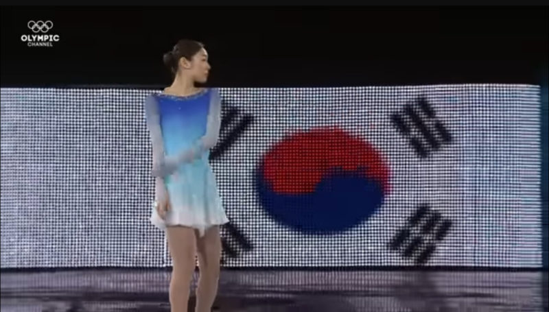 "Internet ne se lasse pas de la performance de patinage artistique de Yuna Kim sur 'Imagine' | REGARDEZ"