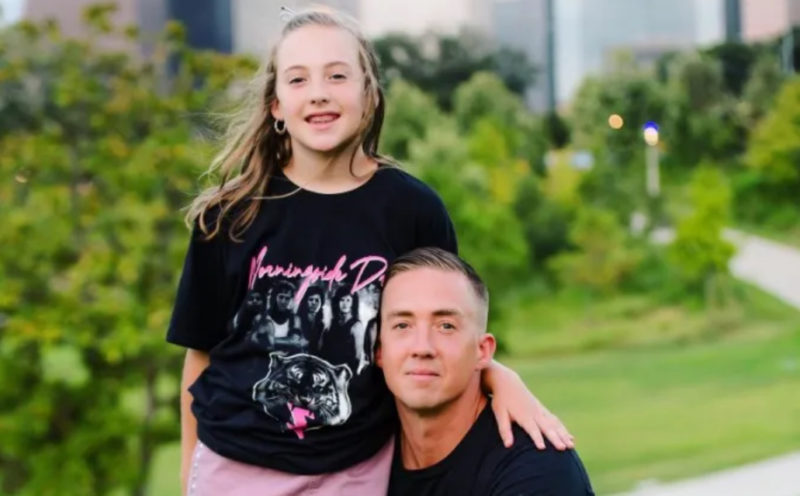 Después de ver la foto de una desconocida, el hombre descubrió que tenía una hija que ya tenía 10 años.