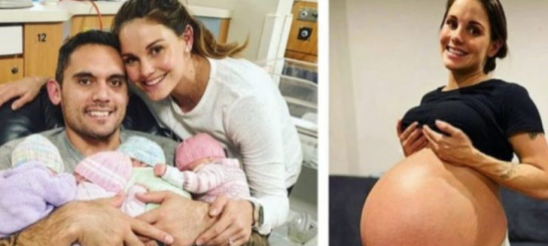 En esta familia ocurrió algo increíble: la madre de 30 años finalmente dio a luz a cuatro hijos.