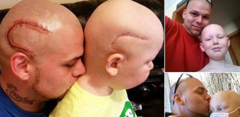 Para que su hijo no se sintiera solo, el padre dio este paso maravilloso.