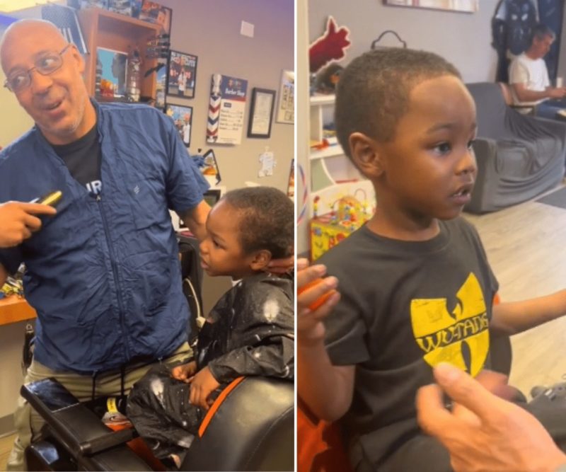 Conmovedor corte de pelo: Observa cómo este barbero reconforta a un niño con necesidades especiales. ¡No podrás contener las lágrimas!