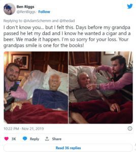 El deseo moribundo del abuelo de disfrutar esto con sus hijos te hará sonreír y sentir emociones encontradas al mismo tiempo...