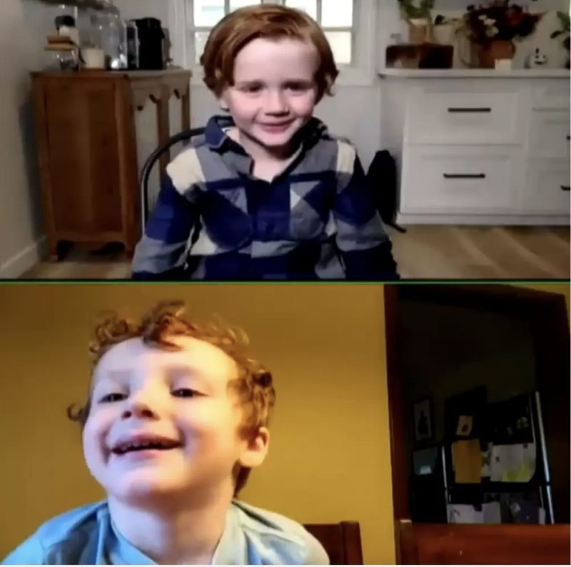 Un niño pequeño nota a un niño en un póster que se le parece, pero también hay otras similitudes extrañas...