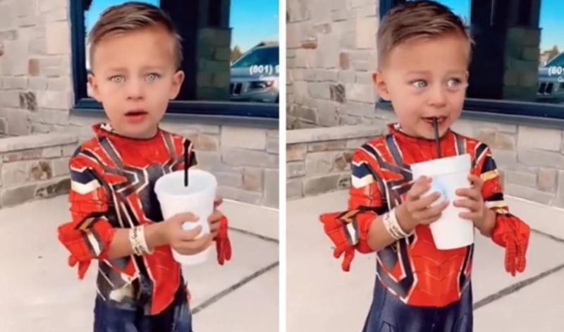 Mamá se queda sin palabras por una sorpresa conmovedora: la primera vez que su hijo se corta el pelo.