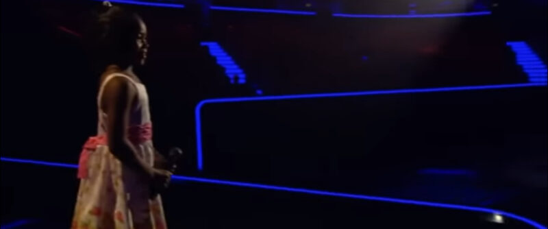 68 millones de visitas. La niña cantó para que los jueces se arrodillaran frente a ella.