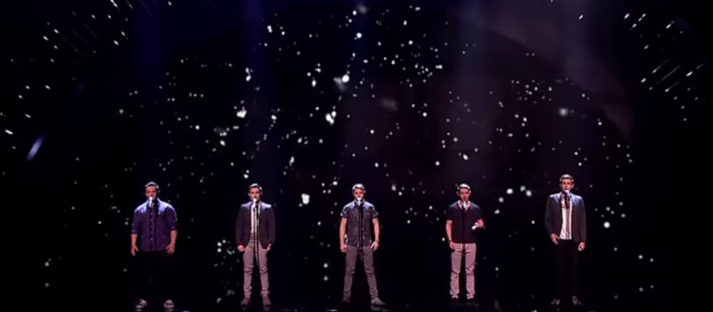 La boyband de cinco integrantes Collabro sorprendió con esta interpretación de 'Stars' del musical 'Los Miserables'