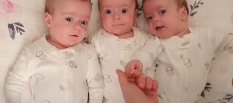 ¡Los bebés más lindos de todos los tiempos! ¡Trillizos IDÉNTICOS!