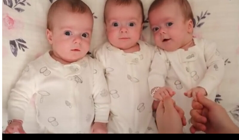 ¡Los bebés más lindos de todos los tiempos! ¡Trillizos IDÉNTICOS!