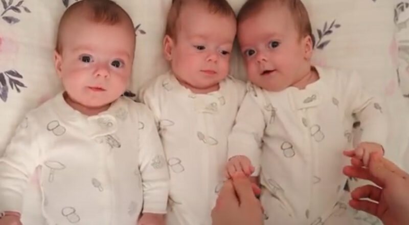 ¡Los bebés más lindos de todos los tiempos! ¡Trillizos IDÉNTICOS!