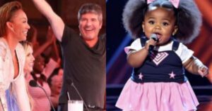 Esta niña tan vivaz canta de una manera que deja a todos sorprendidos. ¡Simon no pudo contener sus emociones! ¡Hay que verlo!