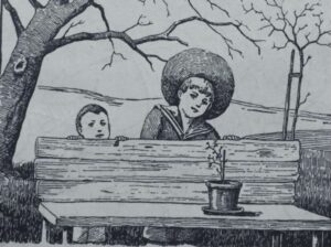 ¿Podrás encontrar a la madre de estos dos traviesos en esta imagen? ¡Vamos a comprobar tu vista!