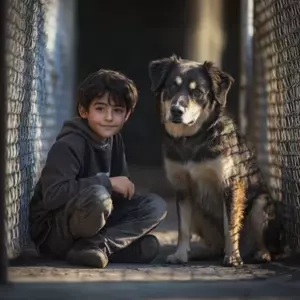 Un perro rescatado regresó a casa con nosotros. La noche siguiente, mi hijo de 8 años desapareció