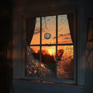 Rompí la ventana de mi vieja vecina gruñona después de que arruinara mi fiesta. Luego la encontré sentada en un silencio desgarrador
