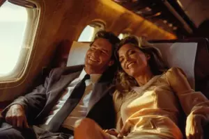 Historia del día: atendí a una pareja adinerada en un avión, y al día siguiente, mi madre me presentó a su joven prometido, que era del mismo vuelo.