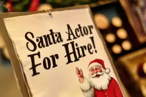 Contraté a un hombre para desearle a mi hijo una feliz Navidad como Papá Noel y noté que tenía la misma marca de nacimiento que mi hijo