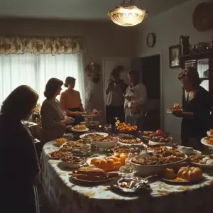 En la cena de Acción de Gracias, mi hija se puso de pie y gritó: "¿Y dónde está la mujer que papá tiene en nuestro cobertizo?"