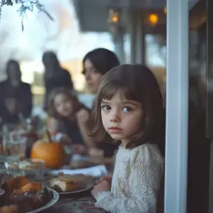En la cena de Acción de Gracias, mi hija se puso de pie y gritó: "¿Y dónde está la mujer que papá tiene en nuestro cobertizo?"