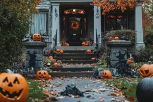 Mi vecino le arrojó huevos a mi auto porque “bloqueaba la vista” de sus decoraciones de Halloween