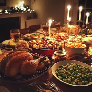 En la cena de Navidad, mi hija se puso de pie y gritó: "¿Y dónde está el hombre que mamá tiene en nuestro sótano?"