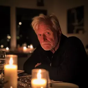 En la cena de Navidad, mi hija se puso de pie y gritó: "¿Y dónde está el hombre que mamá tiene en nuestro sótano?"
