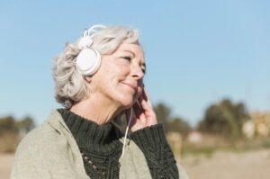 Mi abuela me dio una bufanda tejida para Navidad