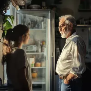Mi suegro se mudó a nuestra casa después de que mi suegra terminara en el hospital y él intentó convertirme en su empleada doméstica. No esperaba mi respuesta.