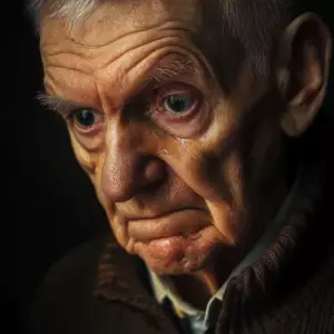 Un anciano solitario invita a su familia a celebrar su 93 cumpleaños, pero solo aparece un extraño