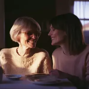 Le compré a mi mamá una chaqueta vintage en una tienda de segunda mano, pero la nota que contenía reveló un secreto que había guardado durante 40 años — Historia del día