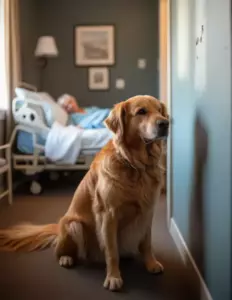 Un perro de terapia no paraba de rascar la pared de la habitación 106: el secreto que lo llenó de lágrimas a todos.