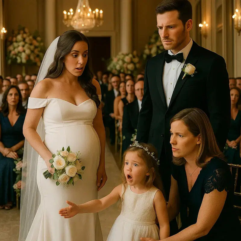 "¡Ella está mintiendo sobre el bebé!" - Las palabras audaces de la niña que detuvieron la boda de un multimillonario