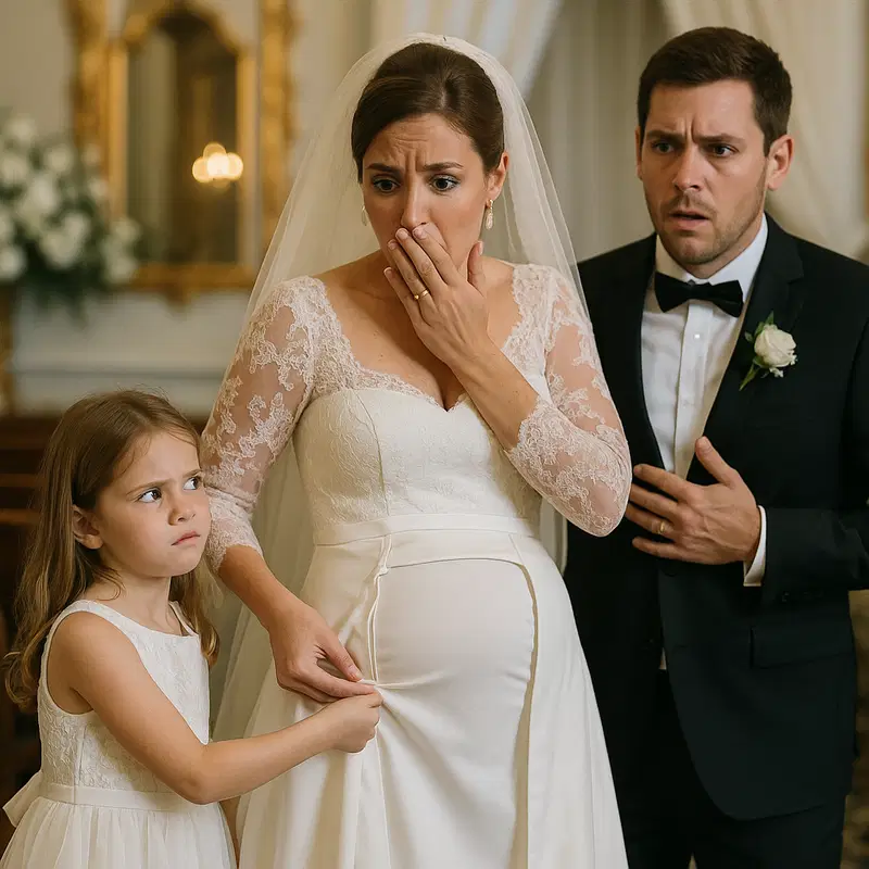 "¡Ella está mintiendo sobre el bebé!" - Las palabras audaces de la niña que detuvieron la boda de un multimillonario
