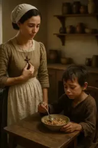 La criada pensó que nadie la vio alimentar a un niño sin hogar, pero su jefe regresó temprano…