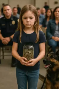 Niña entra sola en la subasta de perros de la policía - Lo que pasó después envió a todos a llorar