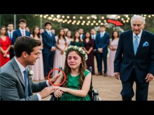 Todos ignoraron a la hija paralizada del director ejecutivo en la boda, hasta que un padre soltero habló.