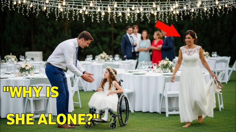 Todos ignoraron a la hija paralizada del director ejecutivo en la boda, hasta que un padre soltero habló.